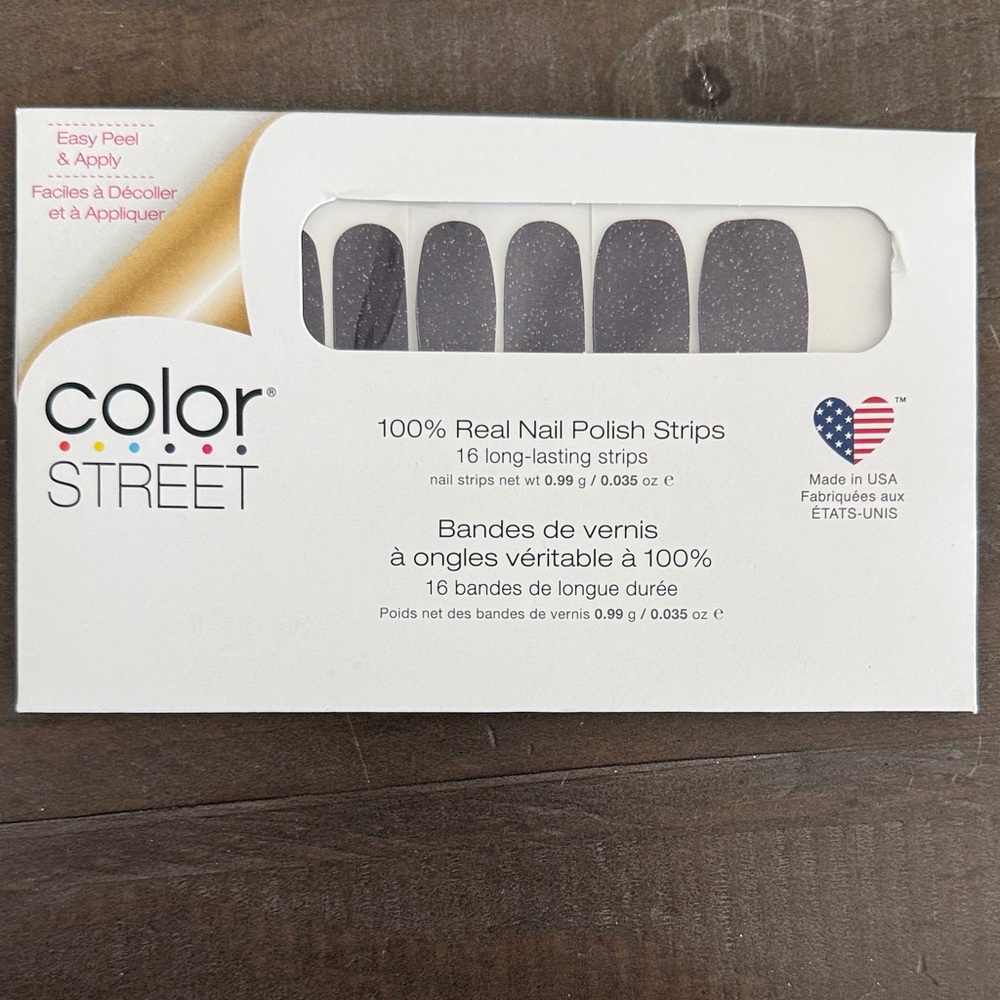 Color Street Nail Polish Strips in deep purple- Plum as you are